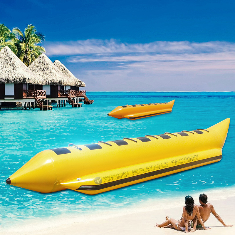 Customized inflatable flying fish banana boat for sale