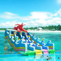 Hot sale commercial inflatable water slide for adult and kids