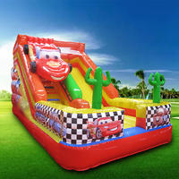 Outdoor Commercial Inflatable Slide, Exciting Giant Inflatable Dry Slide For Adult
