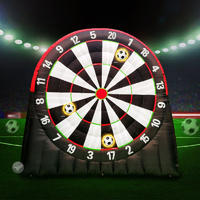 Hot sale Outdoor inflatable dart game/inflatable football soccer darts