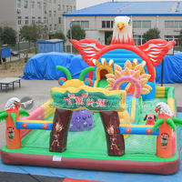 PVC Tarpaulin Commercial Inflatable  Eagle Amusement  Park