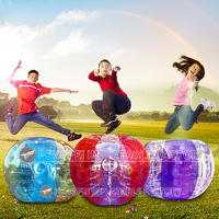 Crazy sport games inflatable bubble soccer body bubble ball for football