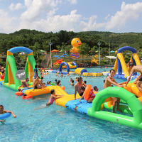Factory Price Inflatable Aqua Park Water Park Inflatable  Obstacle Course