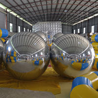 Giant Inflatable Silver Mirror Ball Gold Large Mirror Ball