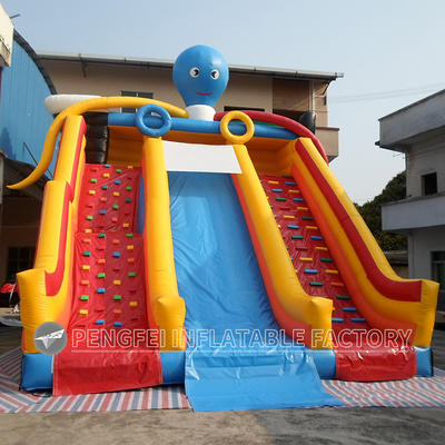 Giant Customized Inflatable Octopus Slide bouncy Slide For Kids