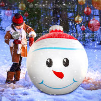 0.2mm PVC  Inflatable Ornament Ball  Inflatable Christmas ball For Decoration