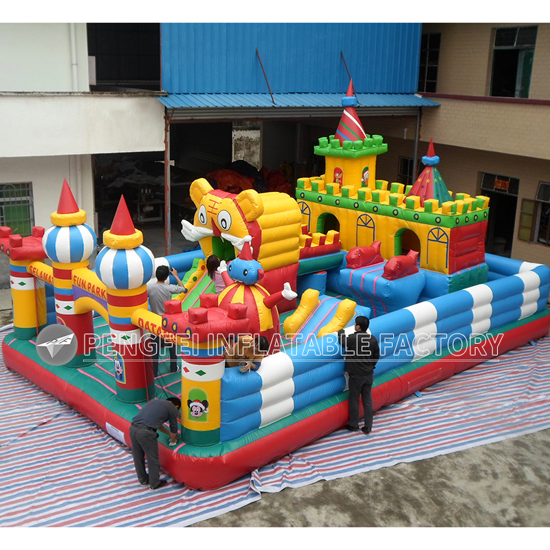 Inflatable Amusement Park Kids Inflatable Theme Park Bounce Inflatable Park