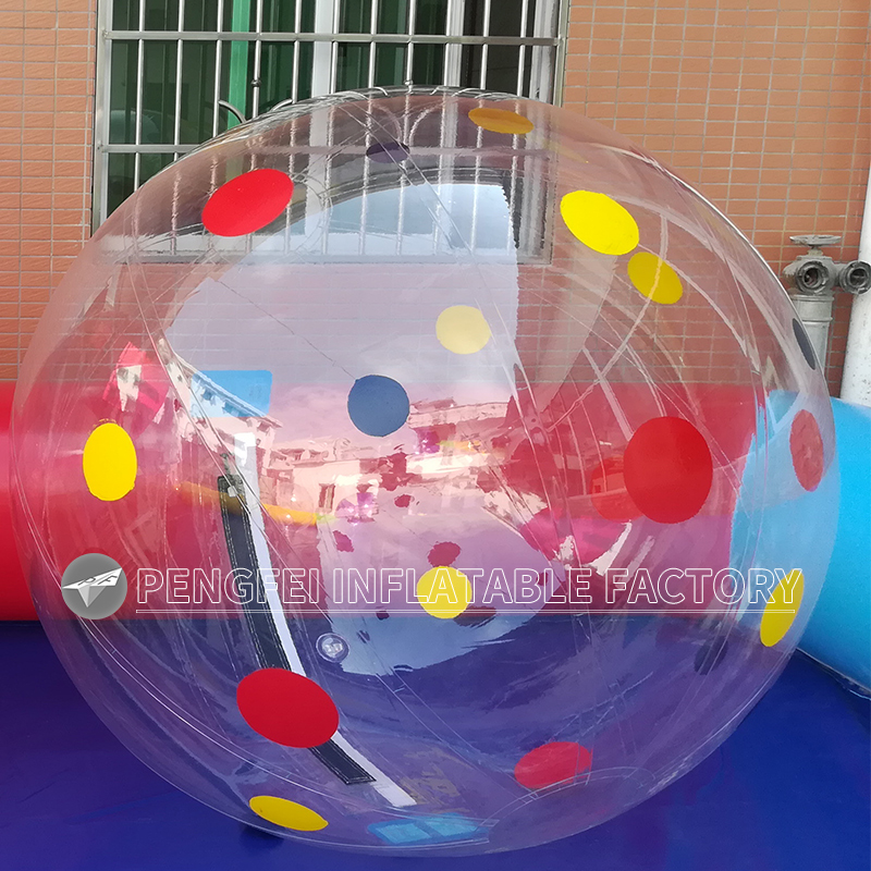 Colorful Dot Inflatable High Quality Cheap TPU/PVC Water Walking Ball