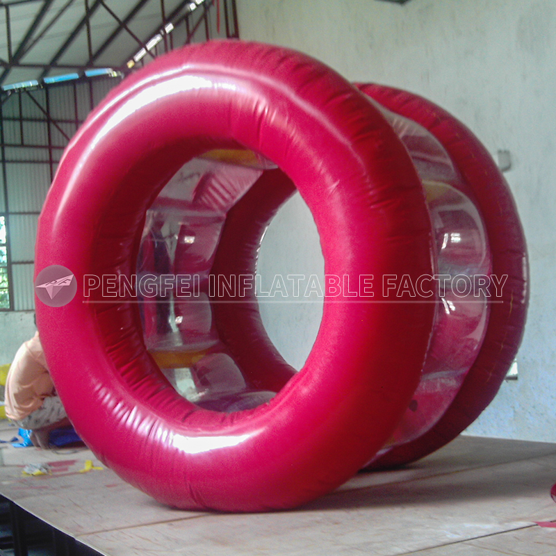 giant inflatable roller wheel
