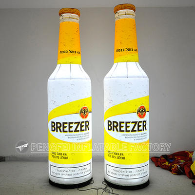 Attractive Outdoor Inflatable Giant Beer Bottles, Advertising Model, Inflatables Bottles For Display